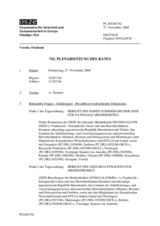 Journal of the 742nd Plenary Meeting of the Permanent Council (de)