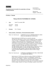 Journal of the 742nd Plenary Meeting of the Permanent Council (fr)