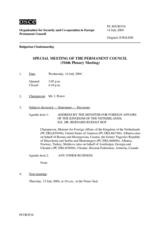 Journal of the 516th Special Meeting of the Permanent Council