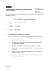 Journal of the 517th Plenary Meeting of the Permanent Council (es)