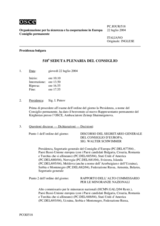 Journal of the 518th Plenary Meeting of the Permanent Council (it)