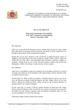 Statement by the Delegation of Georgia on the situation in Georgia