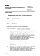 Journal of the 744th Plenary Meeting of the Permanent Council (fr)
