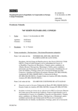 Journal of the 744th Plenary Meeting of the Permanent Council (es)
