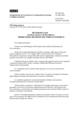 Permanent Council Decision No. 624 (it)