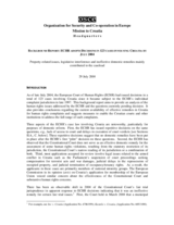 Background Report: ECHR Adopts Decisions in 123 Cases involving Croatia by July 2004 Background Report: ECHR Adopts Decisions in 123 Cases involving Croatia by July 2004