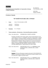 Journal of the 745th Plenary Meeting of the Permanent Council (es)