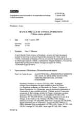 Journal of the 746th Special Plenary Meeting of the Permanent Council (fr)