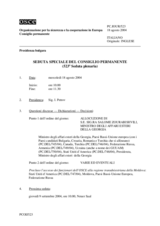 Journal of the 523rd Special Plenary Meeting of the Permanent Council (it)