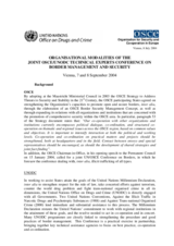 Information for participants in the Technical Experts Conference on Border Management and Security