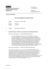 Journal of the 749th Plenary Meeting of the Permanent Council (de)