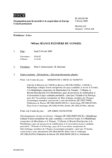 Journal of the 749th Plenary Meeting of the Permanent Council (fr)