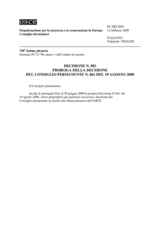 Permanent Council Decision No. 883 (it)