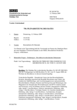 Journal of the 750th Plenary Meeting of the Permanent Council (de)