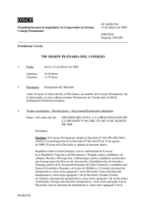 Journal of the 750th Plenary Meeting of the Permanent Council (es)