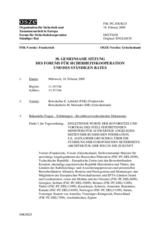 Journal of the 38th Joint Meeting of the Forum for Security Co-operation and the Permanent Council (de)