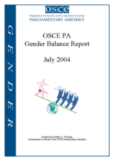 OSCE Parliamentary Assembly Gender Balance Report 2004