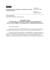 Permanent Council Decision No. 885 (es)