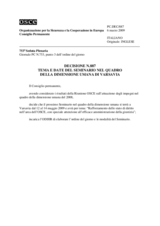 Permanent Council Decision No. 887 (it)