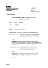 Journal of the 753rd Special Plenary Meeting of the Permanent Council (de)