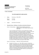 Journal of the 754th Plenary Meeting of the Permanent Council (de)