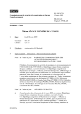 Journal of the 754th Plenary Meeting of the Permanent Council (fr)