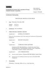 Journal of the 309th Plenary Meeting of the Forum for Security Co-operation