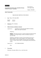 Journal of the 308th Plenary Meeting of the Forum for Security Co-operation