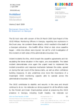 Statement by the Czech Presidency of the Council of the European Union on Georgia