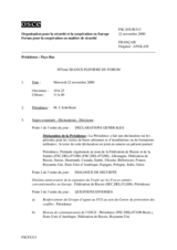 Journal of the 307th Plenary Meeting of the Forum for Security Co-operation (fr)