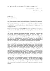 Address by the OSCE Secretary General Wilhelm Höynck Address by the OSCE Secretary General Wilhelm Höynck