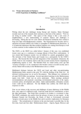 Speech by the OSCE Secretary General Wilhelm Höynck Speech by the OSCE Secretary General Wilhelm Höynck