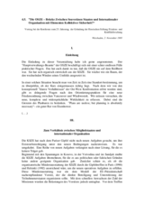 Address by the OSCE Secretary General Wilhelm Höynck