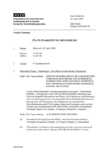 Journal of the 576th Plenary Meeting of the Forum for Security Co-operation (de)