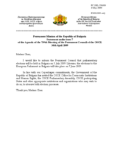 Statement by the Delegation of Bulgaria on the parliamentary elections in Bulgaria, to be held on 5 July 2009, and on the elections to the European Parliament, to be held on 7 June 2009.