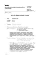 Journal of the 759th Plenary Meeting of the Permanent Council (fr)