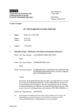 Journal of the 577th Plenary Meeting of the Forum for Security Co-operation (de)