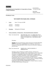 Journal of the 760th Plenary Meeting of the Permanent Council (es)
