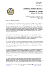 Statement by the Delegation of the United States on Georgia