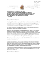 Statement by the Delegation of Canada on Georgia