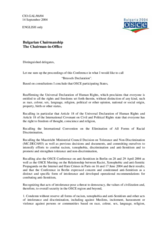 Brussels Declaration