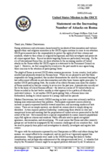 Statement by the Delegation of the United States on Roma and Sinti