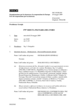 Journal of the 579th Plenary Meeting of the Forum for Security Co-operation (it)