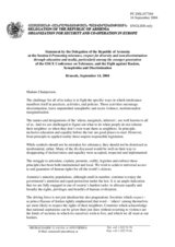 Statement by the Delegation of the Republic of Armenia, session 4