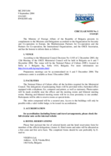 General info for missions and delegetiona (excerpt)