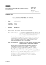 Journal of the 762nd Plenary Meeting of the Permanent Council (fr)