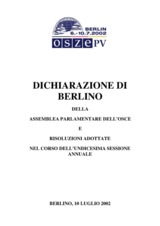 2002 Berlin declaration (it)
