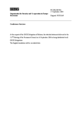 Statement by the Delegation of the Belarus in response to the OSCE Representative on Freedom of the Media, Mr. Miklós Haraszti (ru)
