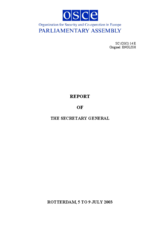 Report by the Secretary General