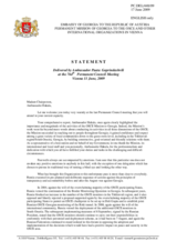 Statement by the Delegation of Georgia in response to the report by the Head of the OSCE Mission to Georgia, Ambassador Terhi Hakala